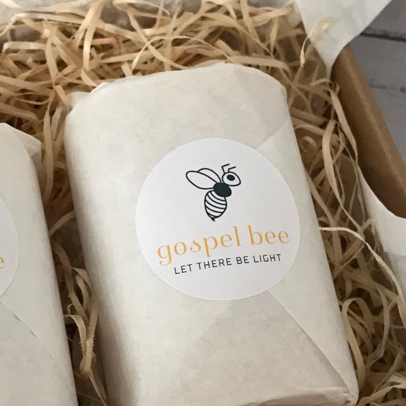 Set of Three — Small Classic Round Beeswax Pillar Candles